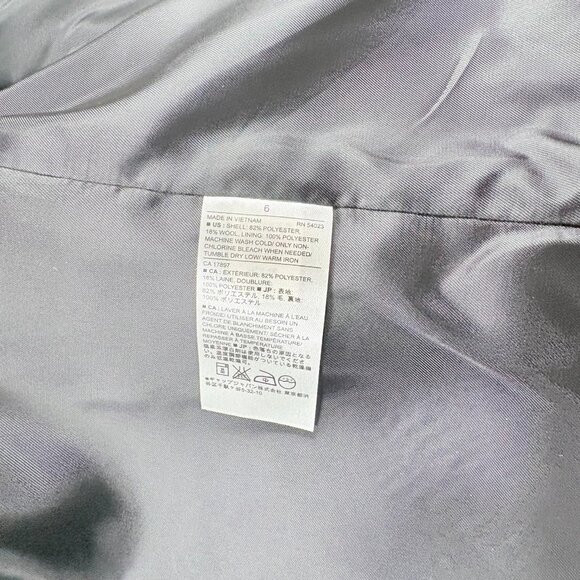 Women's Banana Republic Blazer Tweed One-Button Pockets Size 6 NWT - Picture 7 of 8